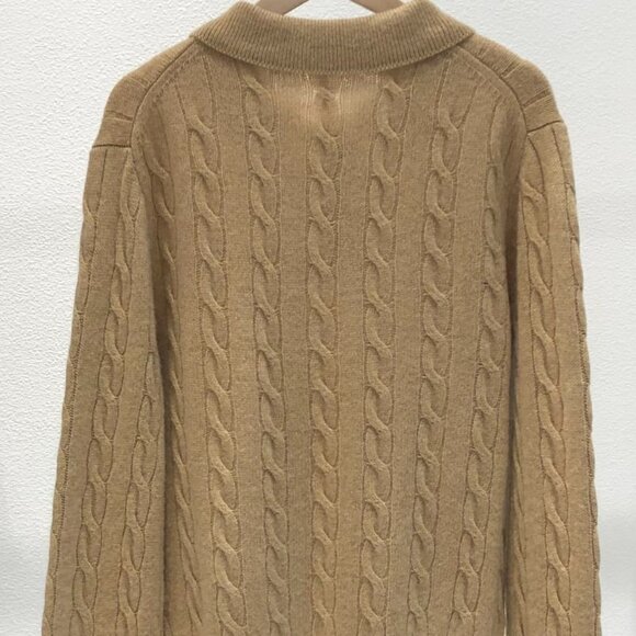 Polo Ralph Lauren Cable knit collar cashmere wool sweater - Picture 5 of 5